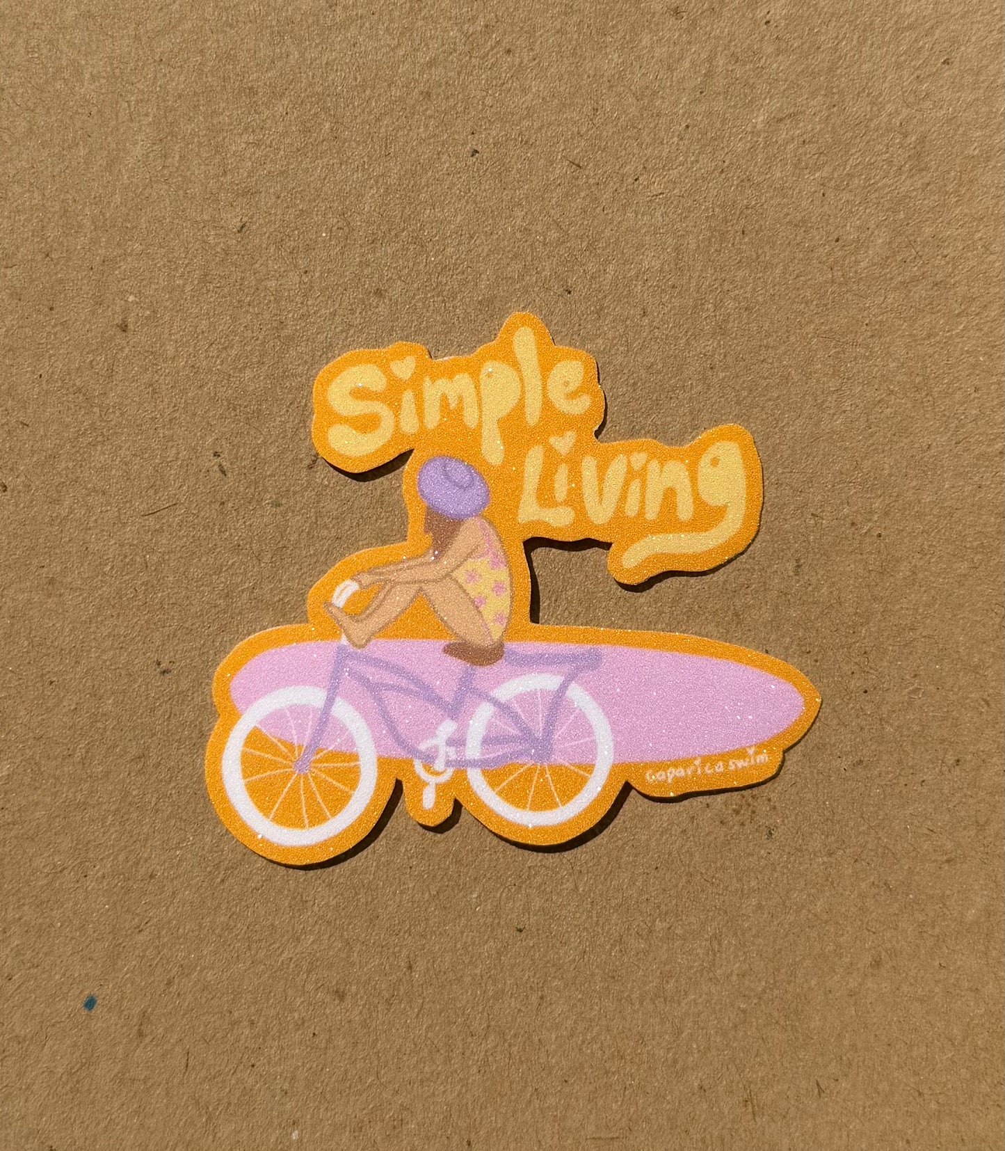 Simple Living Biker Girl