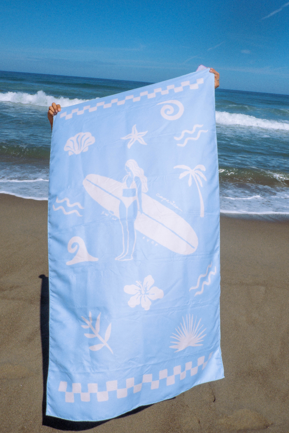 Hawaiian Blue Beach Towel
