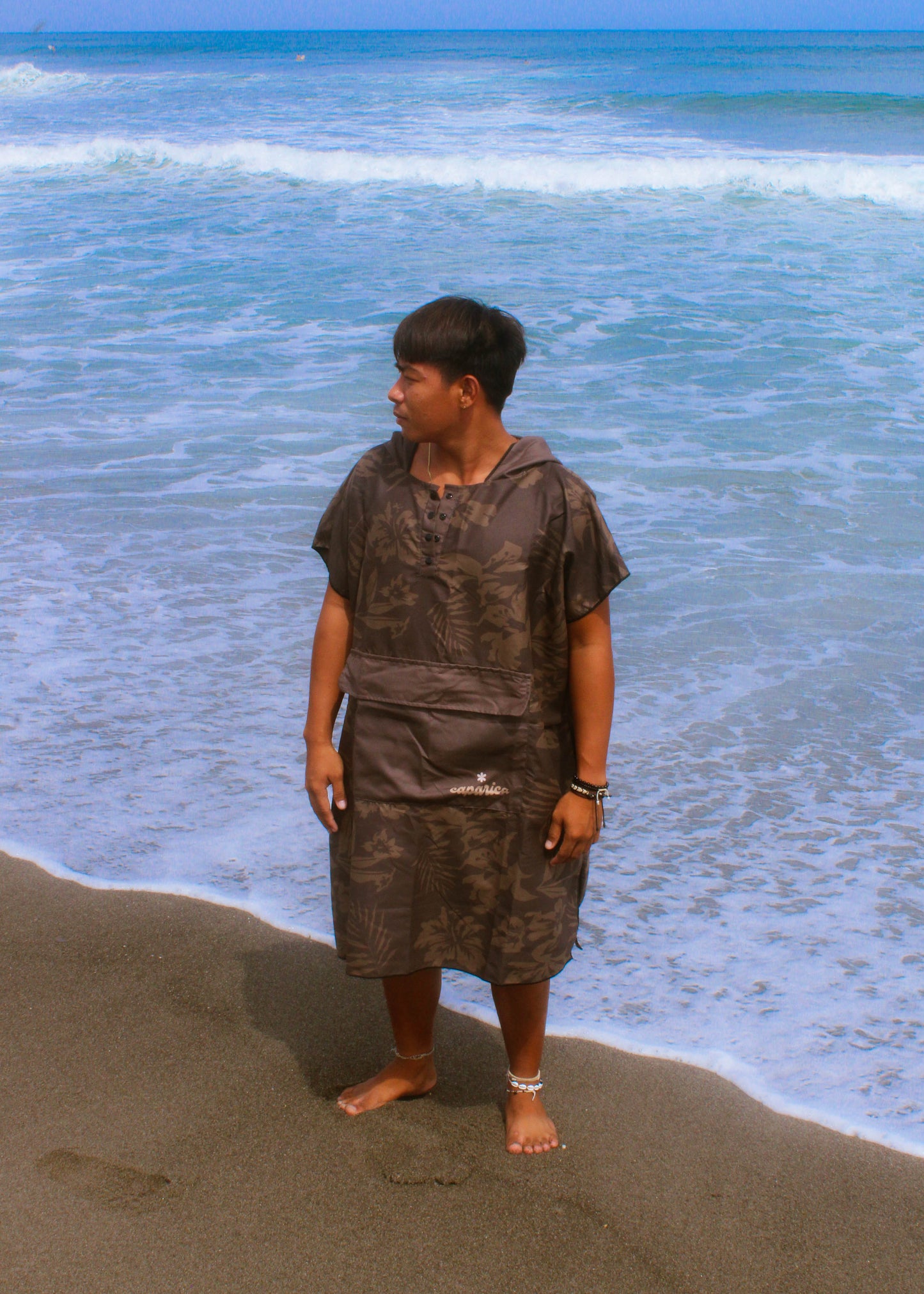 Jungle Drift Surf Poncho