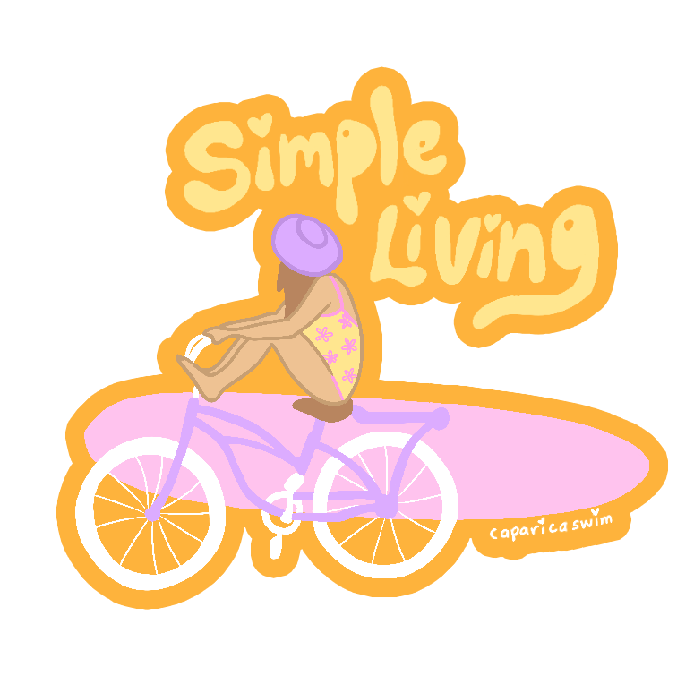 Simple Living Biker Girl