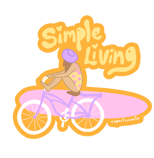 Simple Living Biker Girl