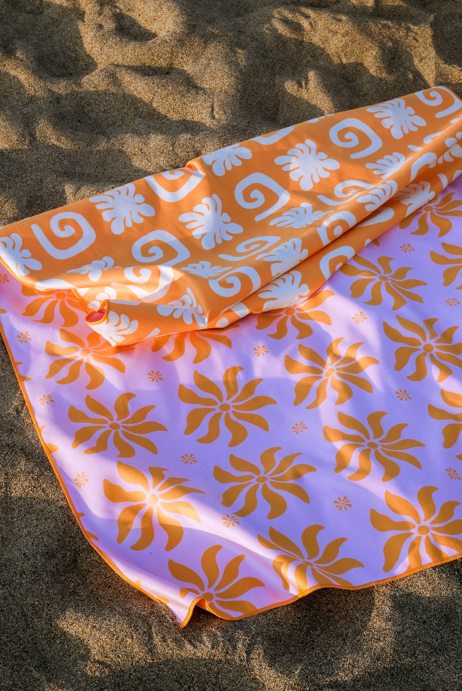 Orange Soda Beach Towel