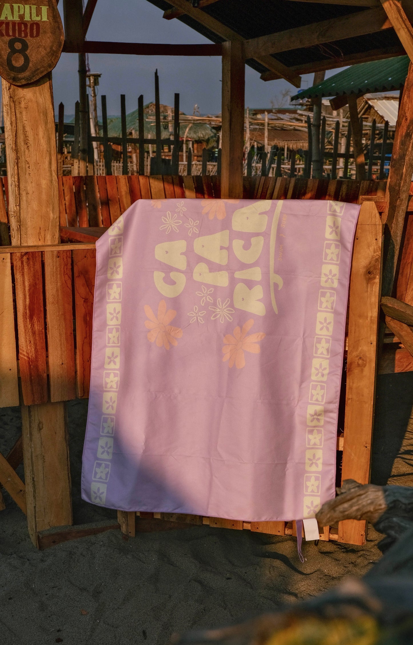 Lavender Island Beach Towel