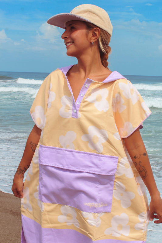 Flower Pop Surf Poncho